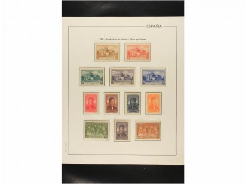 LOTES y COLECCIONES. ESPAÑA. Colección de 1900 a 1950 montad