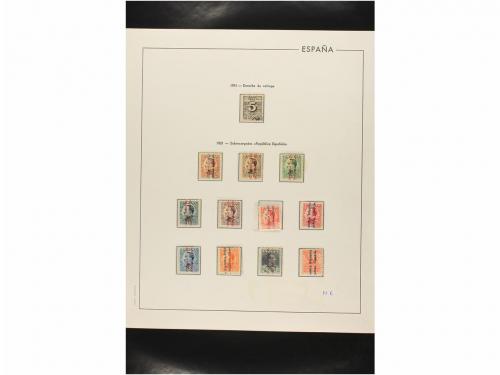 LOTES y COLECCIONES. ESPAÑA. Colección de 1900 a 1950 montad