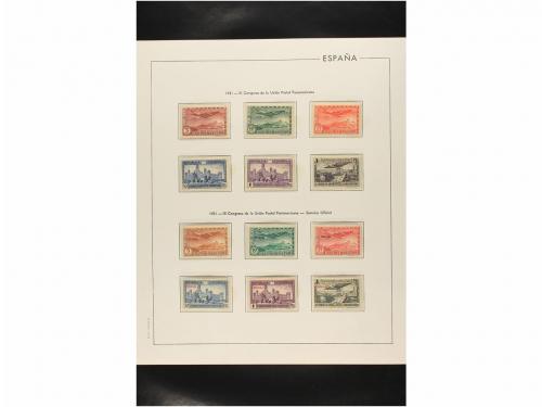 LOTES y COLECCIONES. ESPAÑA. Colección de 1900 a 1950 montad