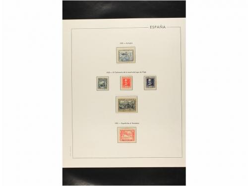 LOTES y COLECCIONES. ESPAÑA. Colección de 1900 a 1950 montad