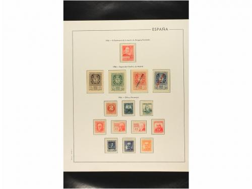 LOTES y COLECCIONES. ESPAÑA. Colección de 1900 a 1950 montad