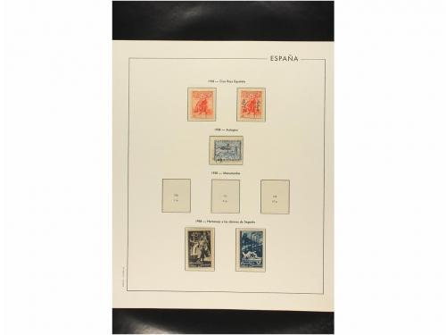 LOTES y COLECCIONES. ESPAÑA. Colección de 1900 a 1950 montad