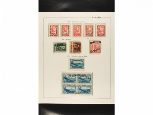 LOTES y COLECCIONES. ESPAÑA. Colección de 1900 a 1950 montad