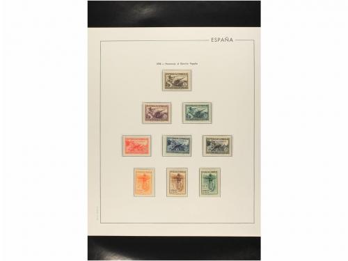 LOTES y COLECCIONES. ESPAÑA. Colección de 1900 a 1950 montad