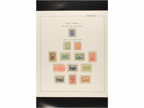 LOTES y COLECCIONES. ESPAÑA. Colección de 1900 a 1950 montad