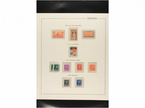 LOTES y COLECCIONES. ESPAÑA. Colección de 1900 a 1950 montad