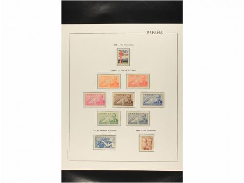 LOTES y COLECCIONES. ESPAÑA. Colección de 1900 a 1950 montad