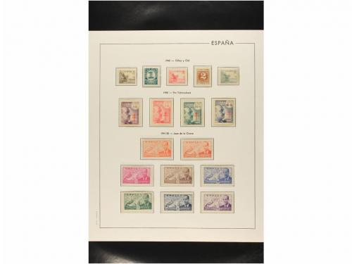 LOTES y COLECCIONES. ESPAÑA. Colección de 1900 a 1950 montad