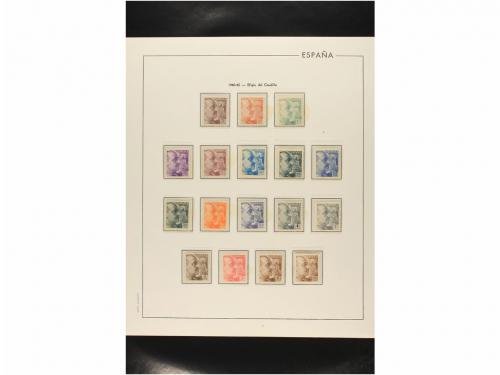 LOTES y COLECCIONES. ESPAÑA. Colección de 1900 a 1950 montad