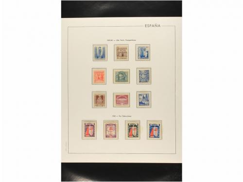 LOTES y COLECCIONES. ESPAÑA. Colección de 1900 a 1950 montad