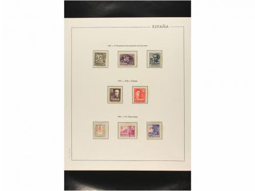 LOTES y COLECCIONES. ESPAÑA. Colección de 1900 a 1950 montad