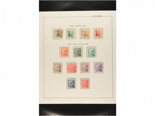 LOTES y COLECCIONES. ESPAÑA. Colección de 1900 a 1950 montad