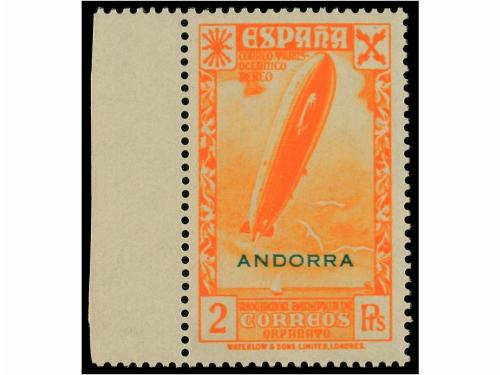 ** ANDORRA. Ed. B-1/6. SERIE COMPLETA. LUJO. Cert. COMEX. Ca