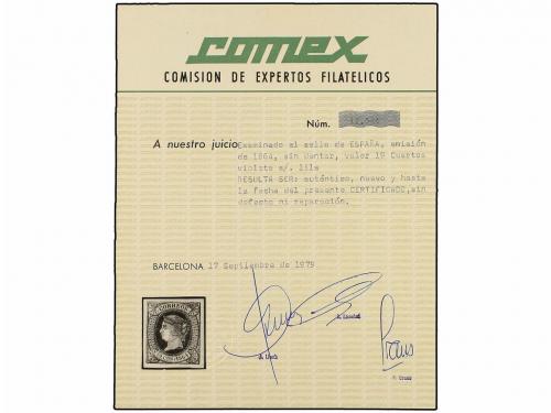 (*) ESPAÑA. Ed. 66. 19 cuartos lila. PIEZA DE LUJO. Cert. CO