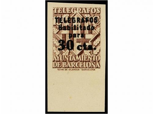 (*) ESPAÑA: AYUNTAMIENTO DE BARCELONA. Ed. T-17/20s. TELÉGRA