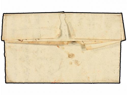 ✉ ESPAÑA: PREFILATELIA. 1820. CANGAS DE TINEO a OVIEDO. Marc