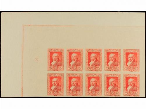 ESPAÑA. Ed. 508. 25 cts. ENSAYOS DE COLOR. Conjunto de seis 