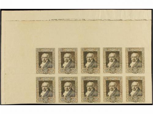 ESPAÑA. Ed. 508. 25 cts. ENSAYOS DE COLOR. Conjunto de seis 