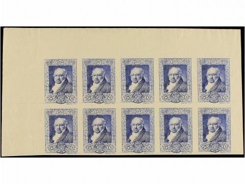 ESPAÑA. Ed. 508. 25 cts. ENSAYOS DE COLOR. Conjunto de seis 