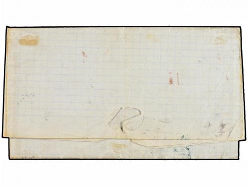 ✉ ESPAÑA. Ed. 158. 1874. BURDEOS a SANTESTEBAN. Carta con te