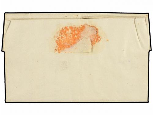 ✉ ESPAÑA: PREFILATELIA. 1842. LUARCA a POLA DE SIERO. Marca 