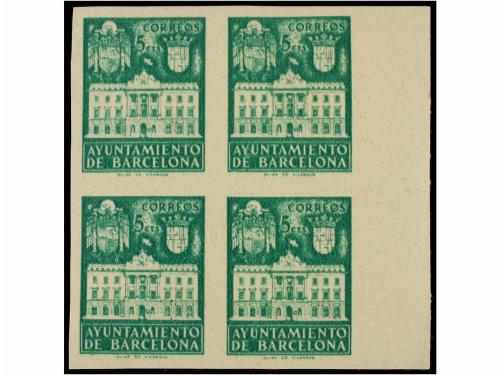 ** ESPAÑA: AYUNTAMIENTO DE BARCELONA. Ed. 33/37s. SERIE COMP