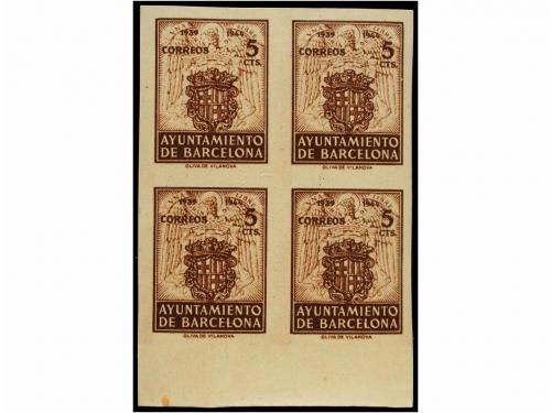 **/(*) ESPAÑA: AYUNTAMIENTO DE BARCELONA. Ed. 55/59s. SERIE 