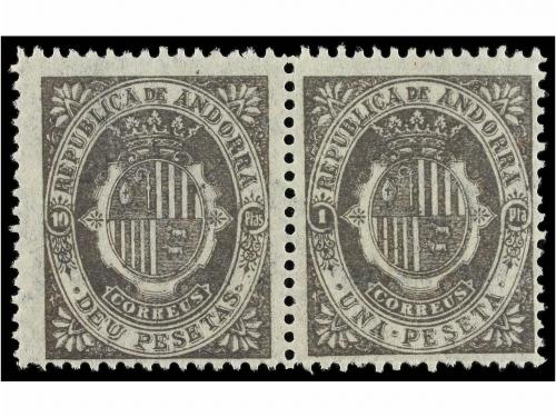 (*) ANDORRA. Ed. NE 3ecas + NE 85 + NE 9s + NE 12ecs. ERRORE