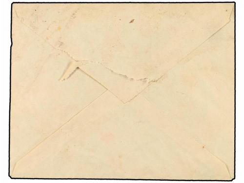 ✉ ESPAÑA. (1880 CA.). SOBRE DE TELEGRAMA. Marca LÍNEA TELEGR