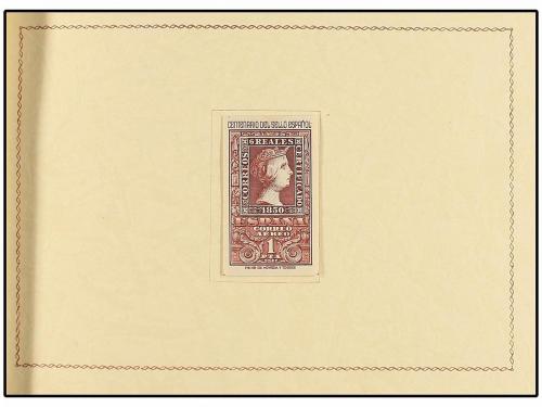 ✉ ESPAÑA. Ed. 1075/82. CENTENARIO DEL SELLO. Carnet conmemor