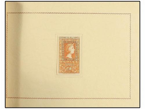 ✉ ESPAÑA. Ed. 1075/82. CENTENARIO DEL SELLO. Carnet conmemor