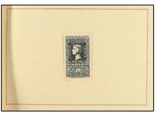 ✉ ESPAÑA. Ed. 1075/82. CENTENARIO DEL SELLO. Carnet conmemor