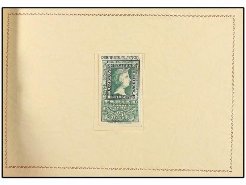 ✉ ESPAÑA. Ed. 1075/82. CENTENARIO DEL SELLO. Carnet conmemor
