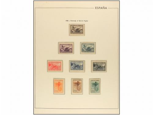 LOTES y COLECCIONES. ESPAÑA. Colección de 1850 a 1975 en cua