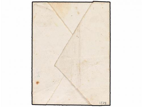 ✉ ESPAÑA. (1875 CA.). Sobre circulado a CIRION (Burgos). Fra