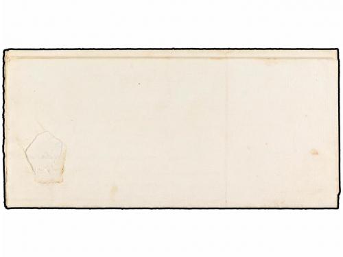 ✉ ESPAÑA. 1874. ESTELLA a ETAYO. Franquicia REAL JUNTA GUBER