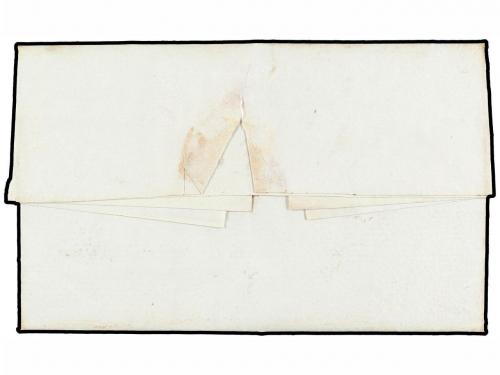 ✉ ESPAÑA. 1875. MAÑERU a CIRAUQUI. Doble franquicia de las A