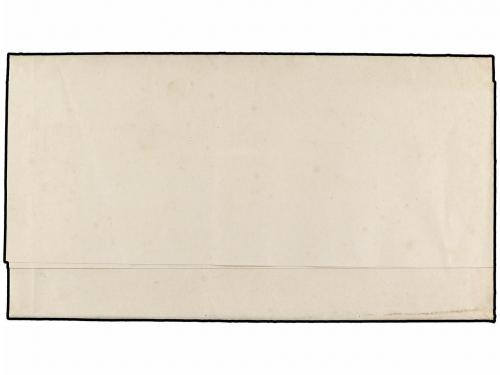 ✉ ESPAÑA. 1875. ESTELLA a VALCARLOS. Franquicia DIPUTACION F