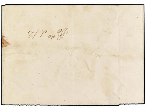 ✉ ESPAÑA. 1874. FAJA DE PRENSA. UCAREGUI a ABUCAREGUI. Marca