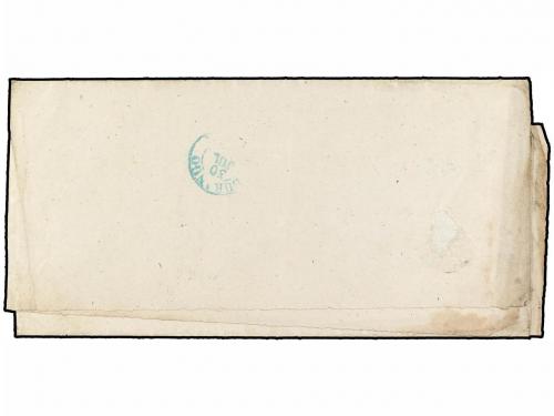 ✉ ESPAÑA. 1874. DURANGO a MENDESA. Fechadores de Durango y M