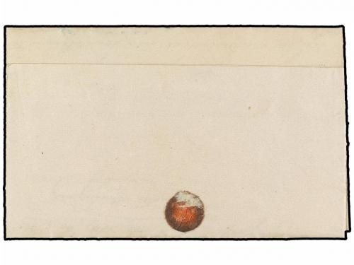 ✉ ESPAÑA. 1874. LARRASQUITU a DURANGO. Marca de franquicia E