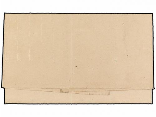 ✉ ESPAÑA. 1875. VILLAFRANCA a VERGARA. Circular impresa, mar