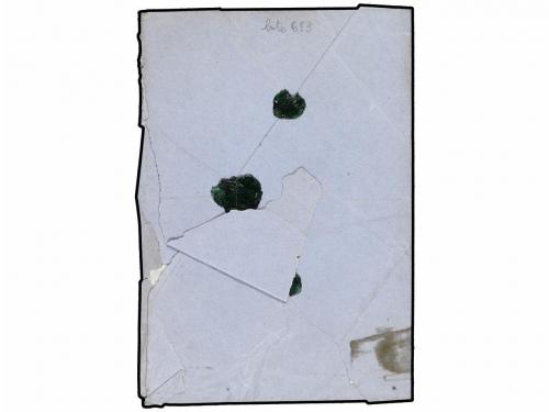 ✉ ESPAÑA. (1874 CA.). Sobre dirigido al Encargado de la Corr