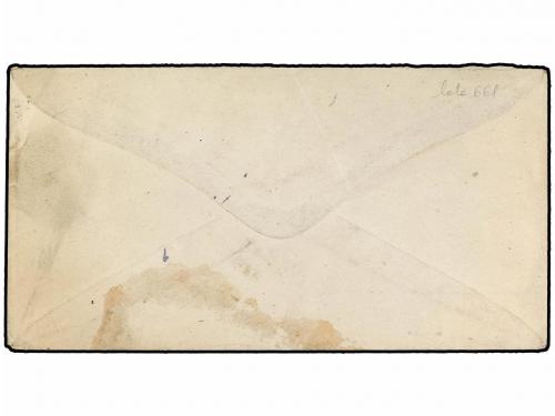 ✉ ESPAÑA. (1875 CA.). Sobre circulado a MADRID. Franquicia E