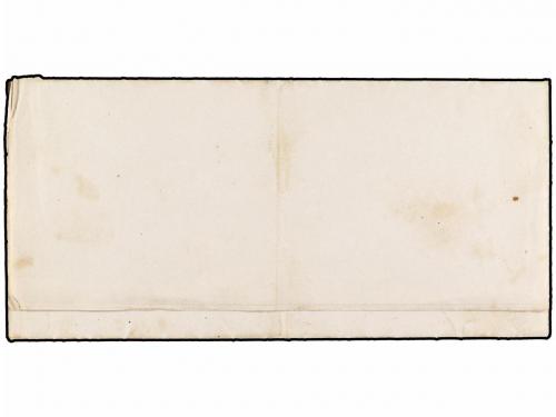 ✉ ESPAÑA. 1875. ARRAIZ a LARZ. Franquicia REAL TABLA DE ARRA