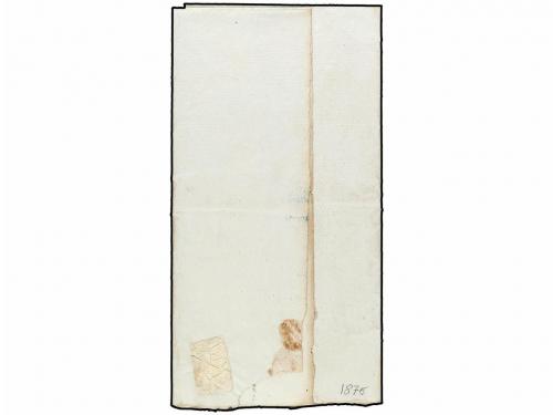 ✉ ESPAÑA. 1875. VILLAFRANCA DEL CID a CULLA. Franquicia ALCA