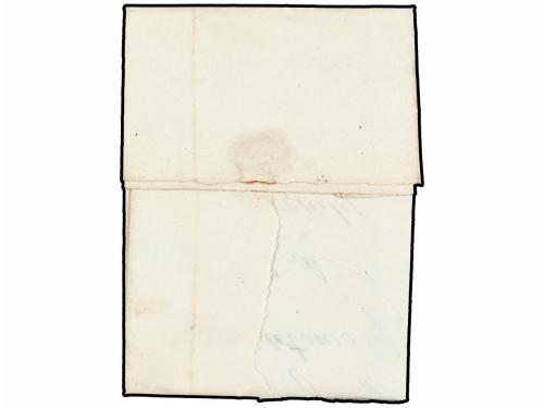 ✉ ESPAÑA. 1875. ESPINAL a BURGUETE. Franquicia PUEBLO DE ESP