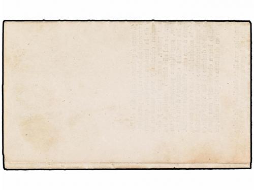 ✉ ESPAÑA. 1874. ELIZONDO a ECHALAR. Franquicias INSPECCION/D