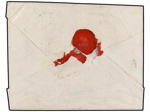 ✉ ESPAÑA. (1875 CA.). Sobre enviado a su Majestad el Rey mar