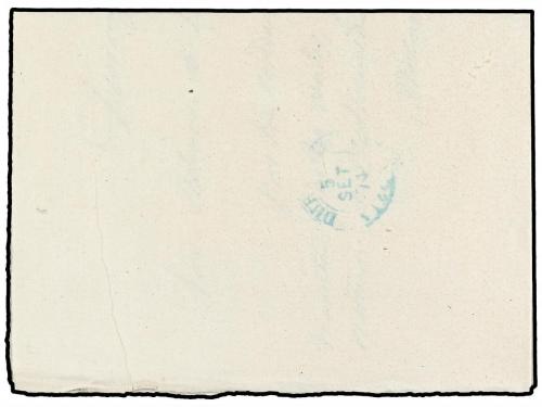 ✉ ESPAÑA. 1874. MIRAVALLES a DURANGO. Marca de cartería MIRA